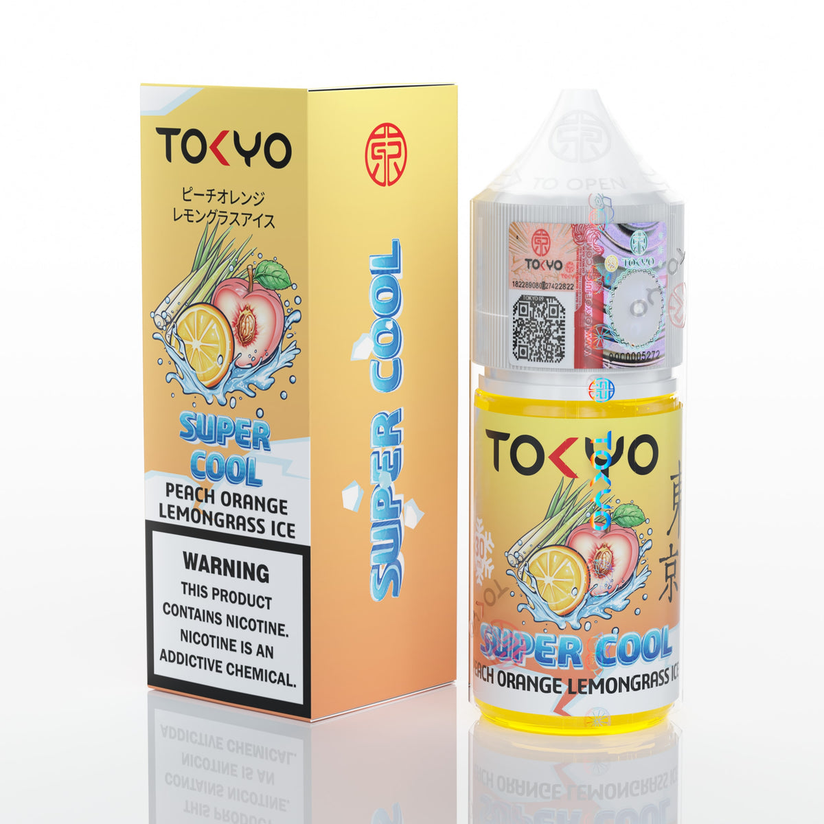PEACH ORANGE LEMONGRASS 30ML - TOKYO SUPER COOL