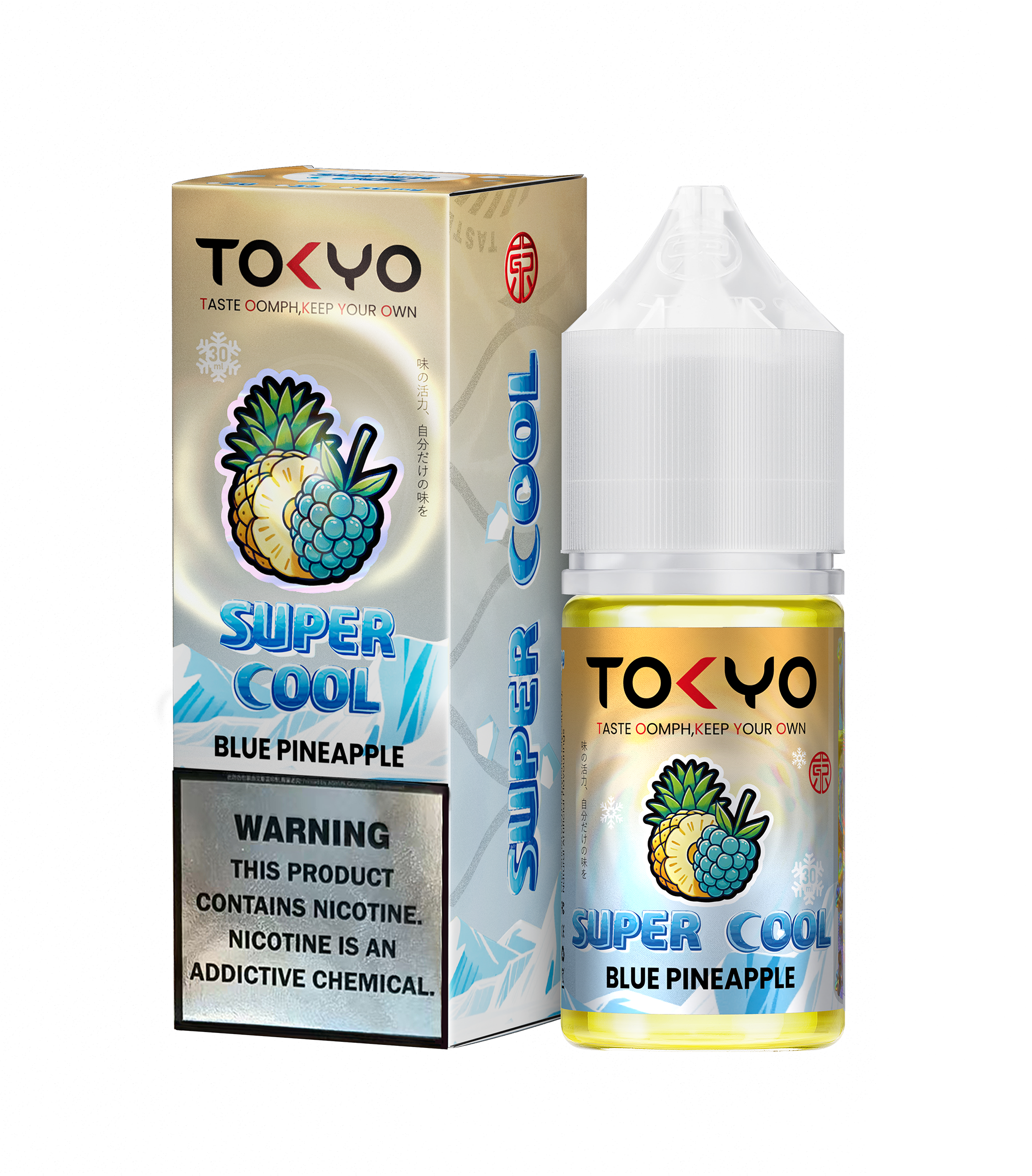 BLUE PINEAPPLE ICE 30ML - TOKYO SUPER COOL