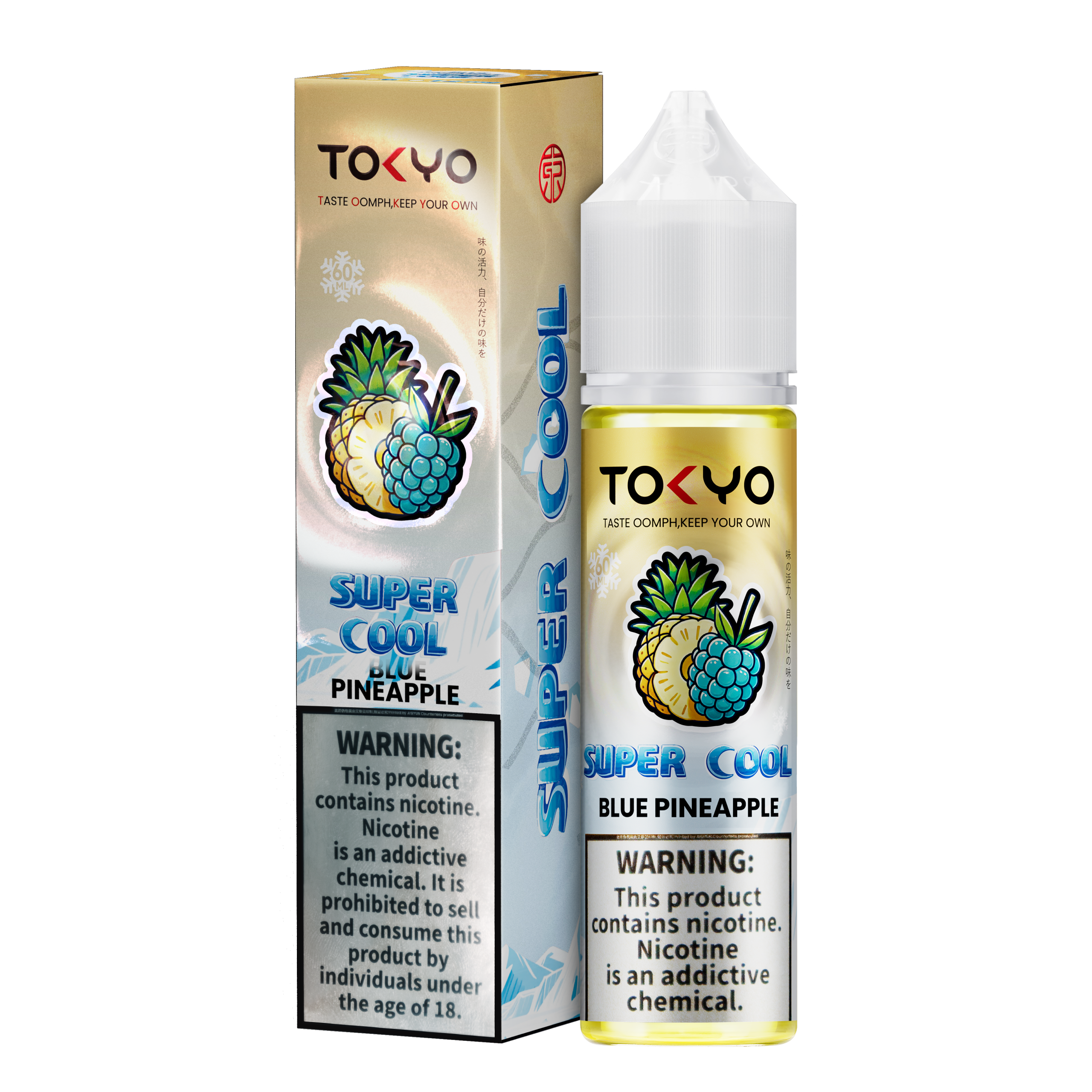 BLUE PINEAPPLE 60ML - TOKYO SUPER COOL