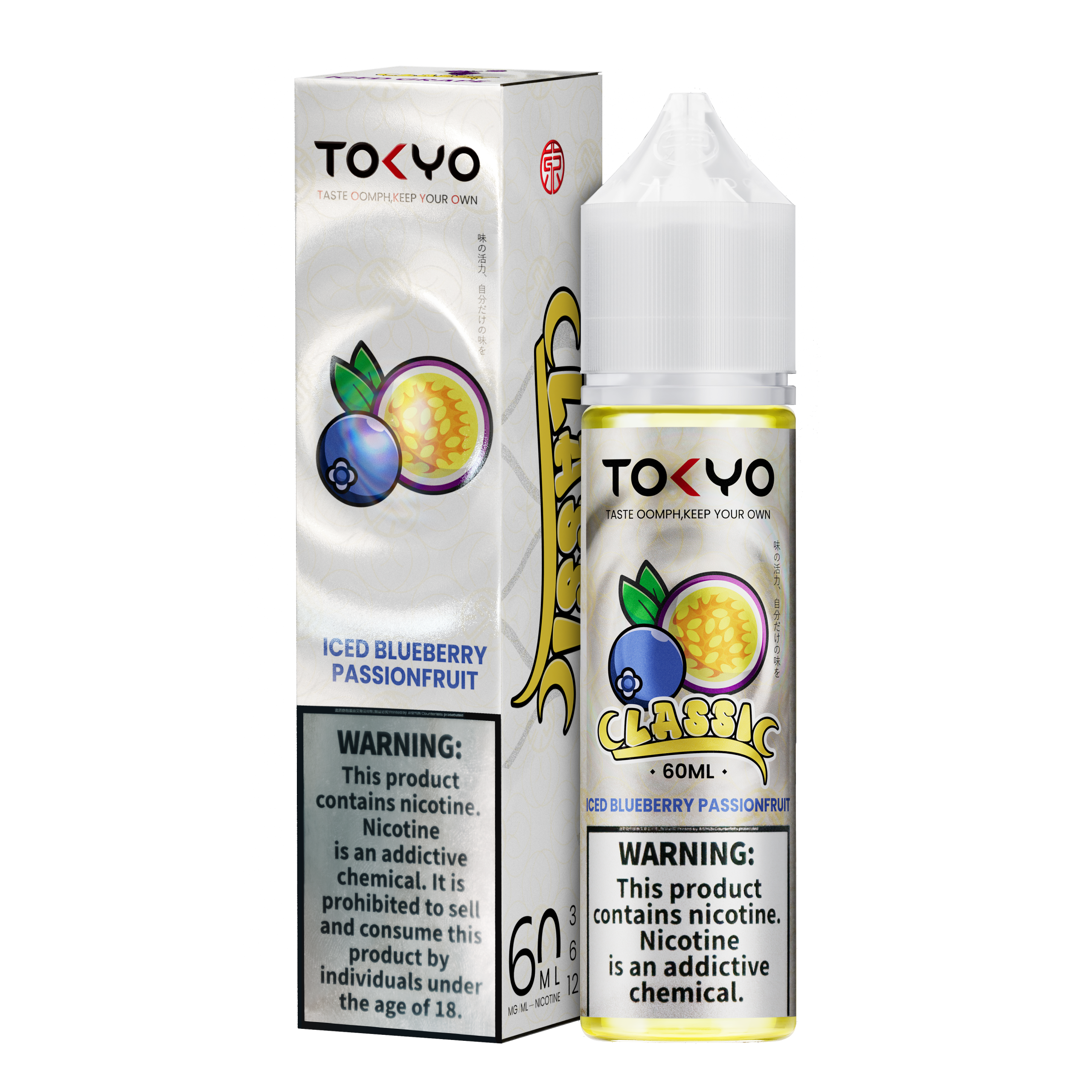 BLUEBERRY PASSIONFRUIT ICE 60ML - TOKYO CLASSIC