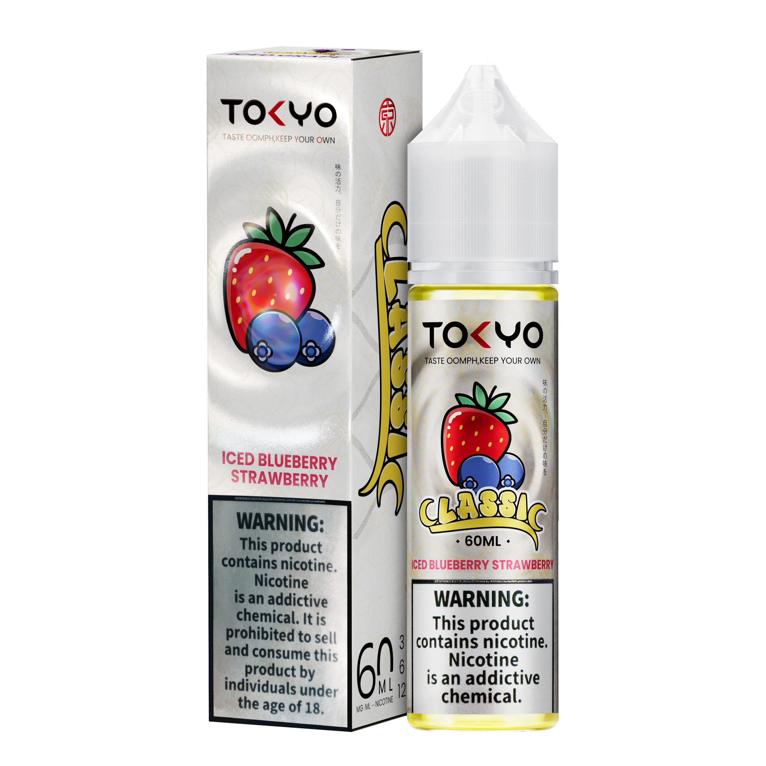 BLUEBERRY STRAWBERRY ICE 60ML - TOKYO CLASSIC