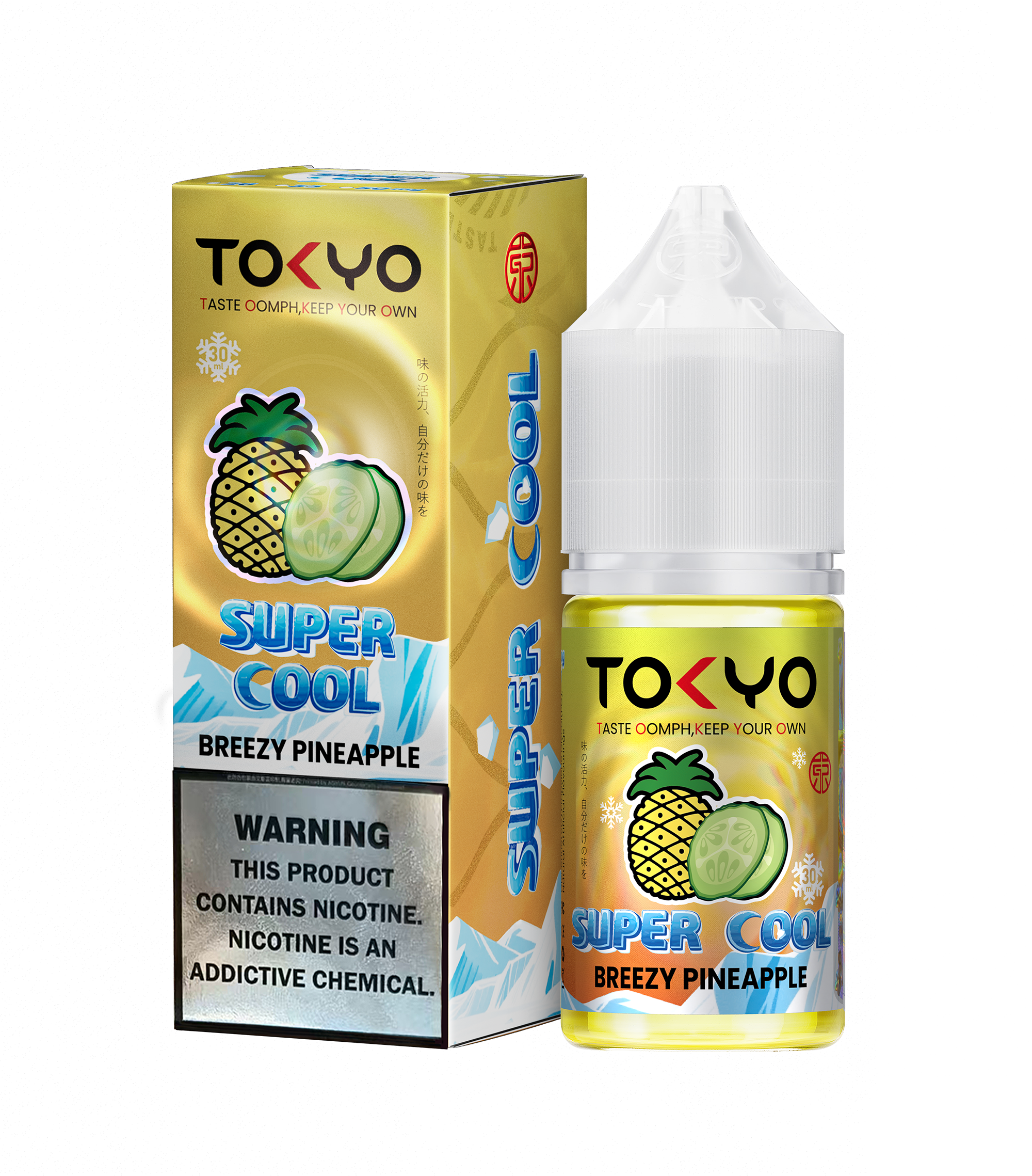 BREEZY PINEAPPLE ICE 30ML - TOKYO SUPER COOL