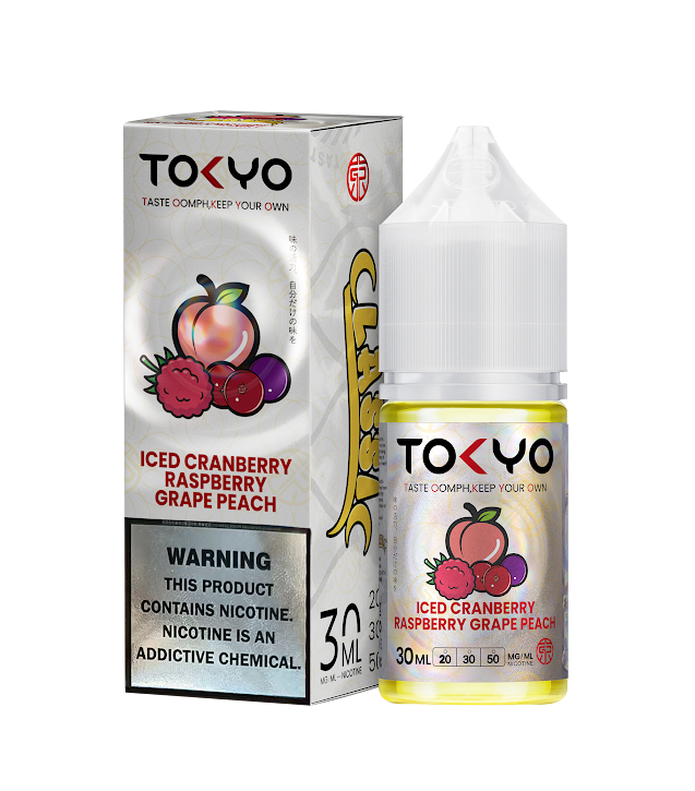 CRAN RASPBERRY GRAPE PEACH ICE 30ML - TOKYO CLASSIC SERIES