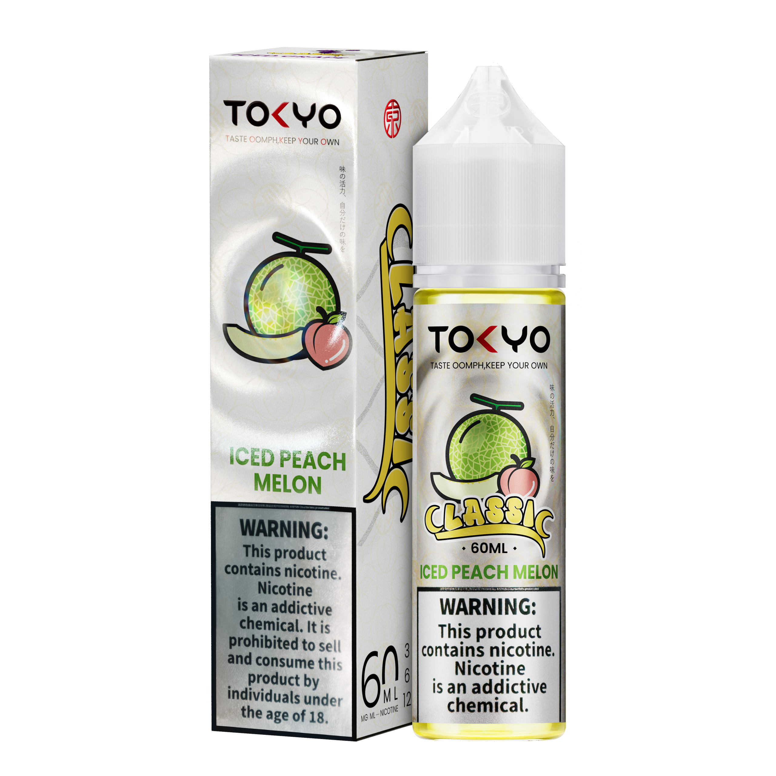 PEACH MELON ICE 60ML - TOKYO CLASSIC SERIES