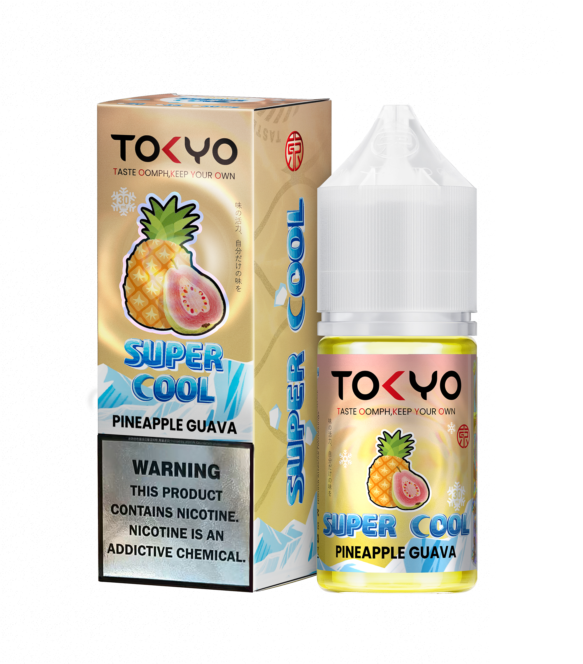 PINEAPPLE GUAVA ICE 30ML - TOKYO SUPER COOL