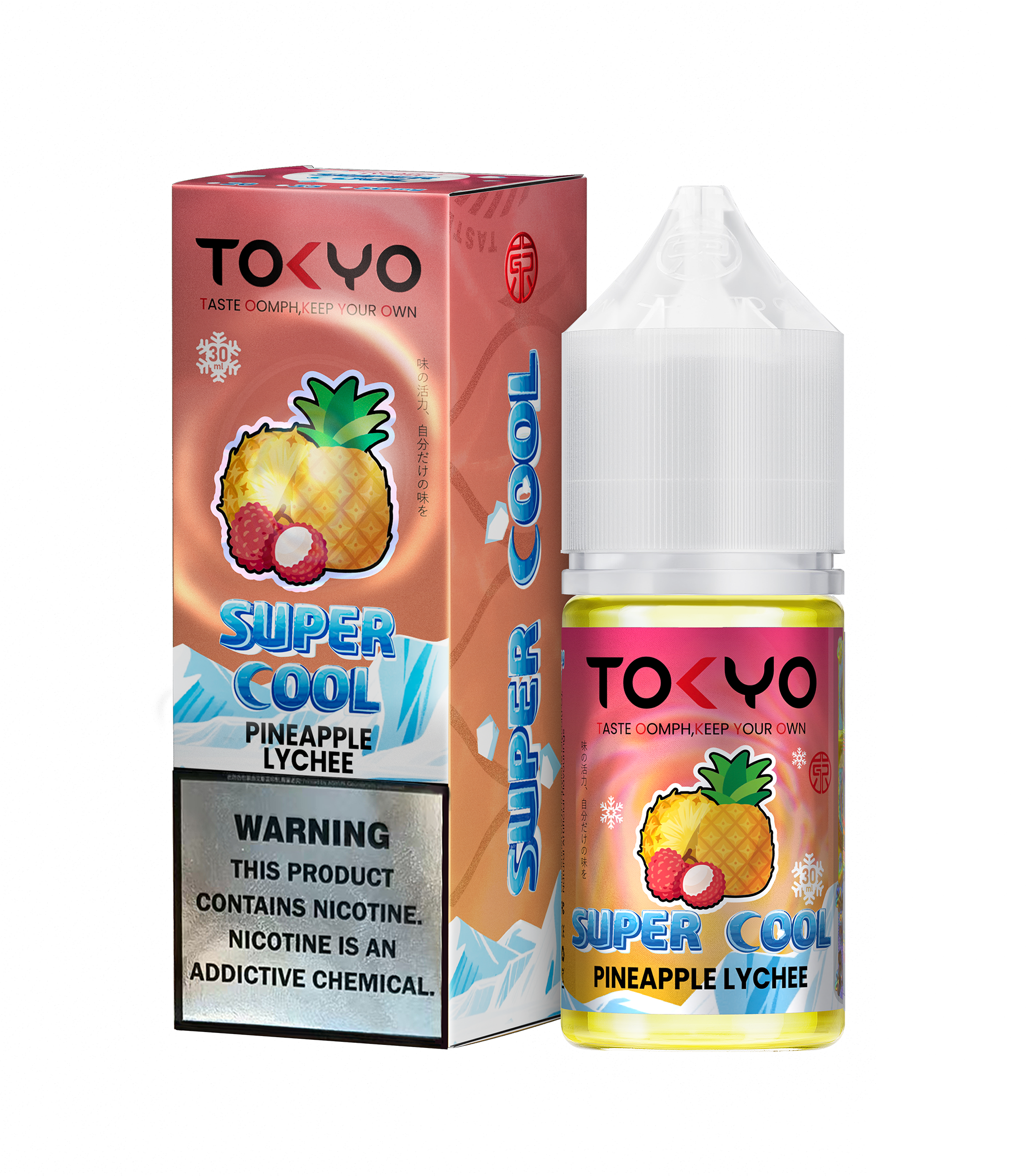 PINEAPPLE LYCHEE ICE 30ML - TOKYO SUPER COOL