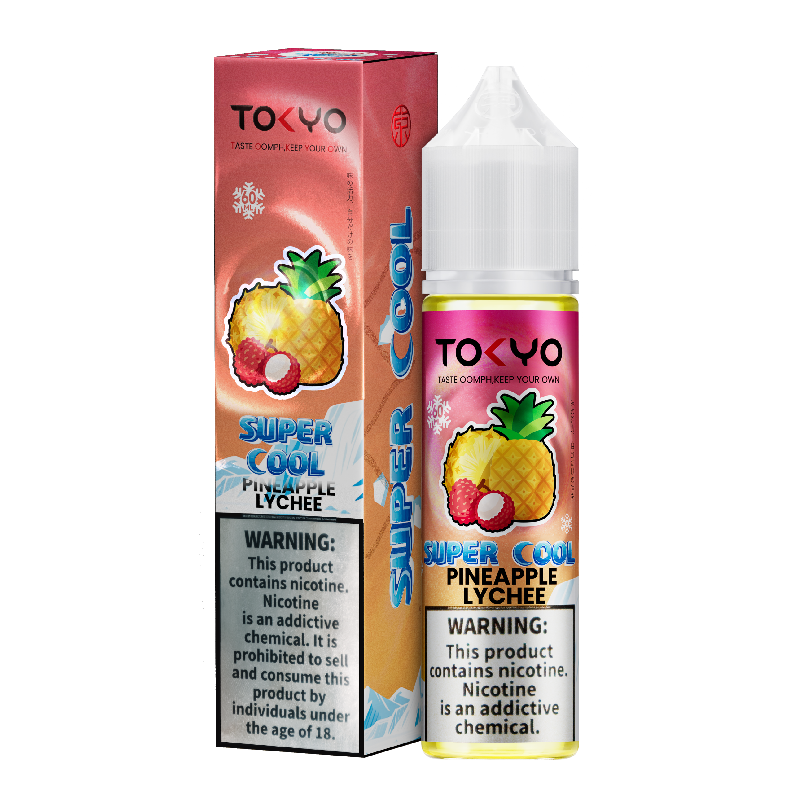 PINEAPPLE LYCHEE 60ML - TOKYO SUPER COOL