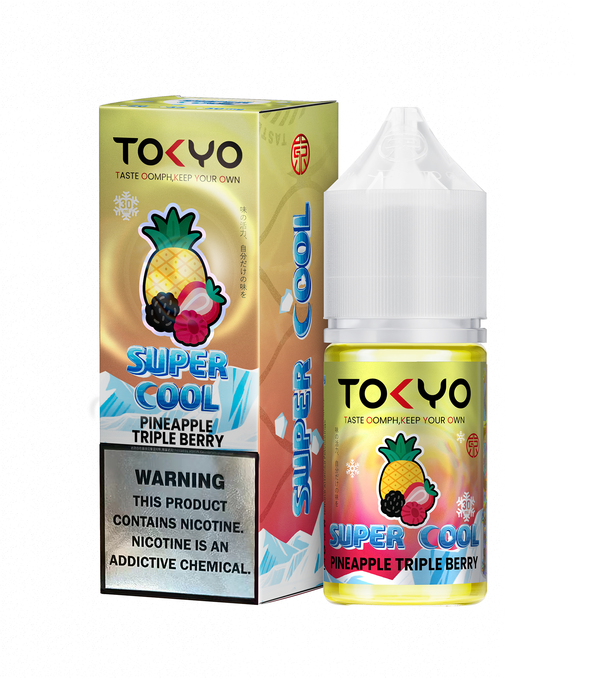 PINEAPPLE TRIPLE BERRY ICE 30ML - TOKYO SUPER COOL