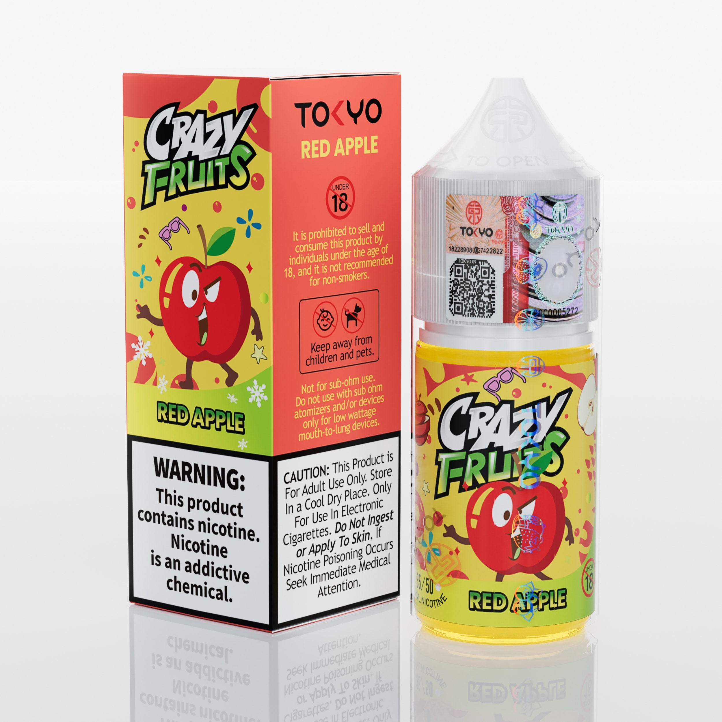 RED APPLE 30ML - TOKYO CRAZY FRUITS