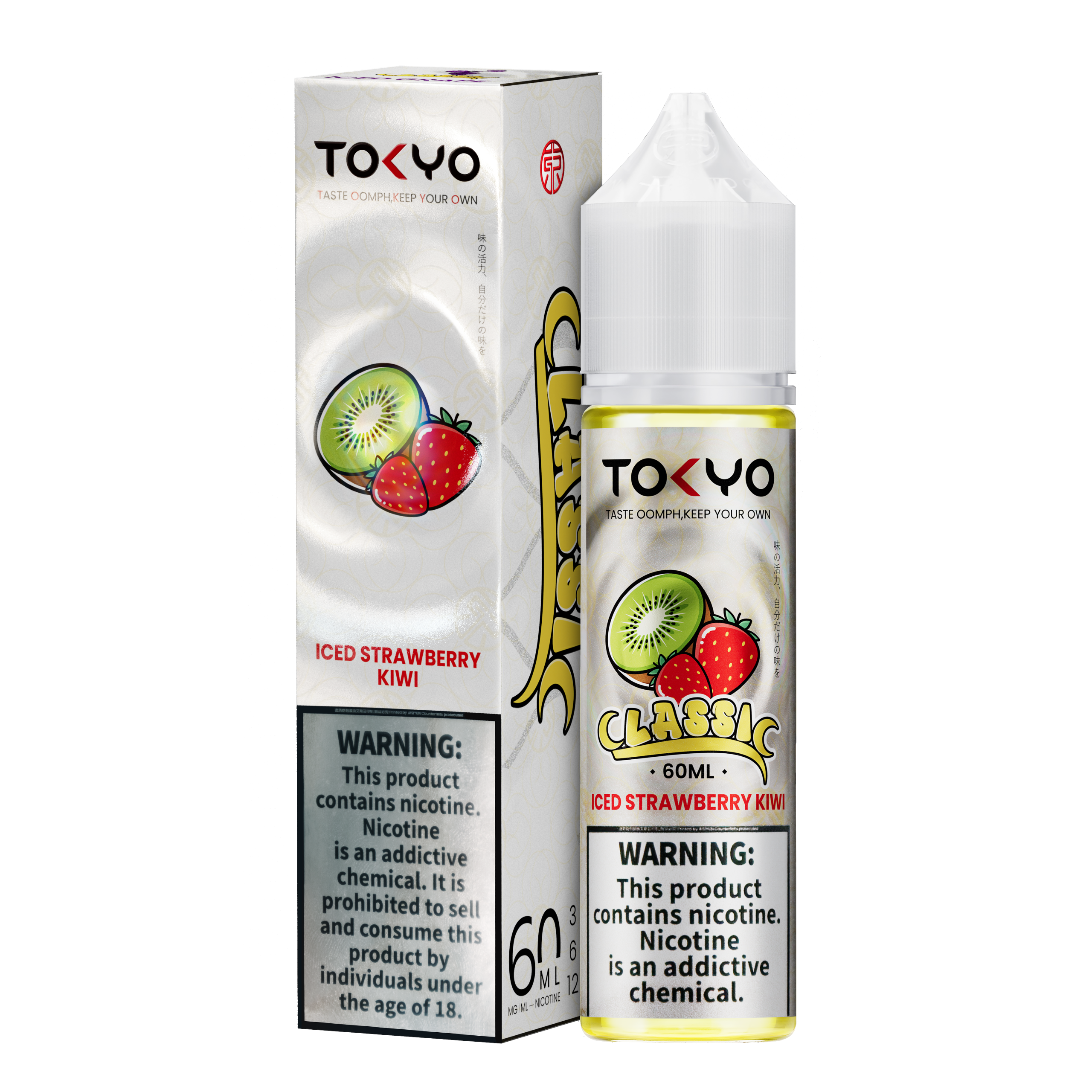 STRAWBERRY KIWI ICE 60ML - TOKYO CLASSIC SERIES