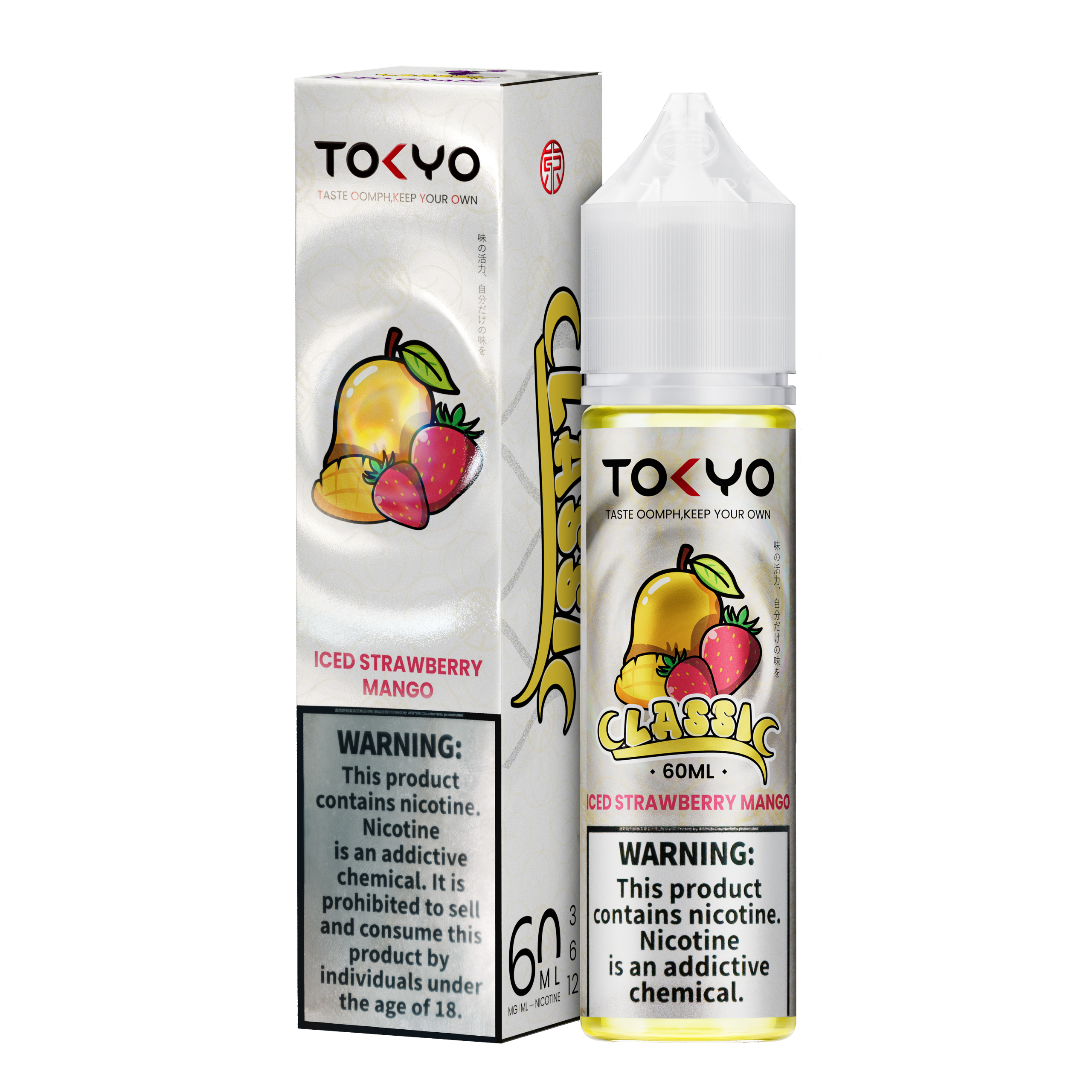 STRAWBERRY MANGO ICE 60ML - TOKYO CLASSIC SERIES