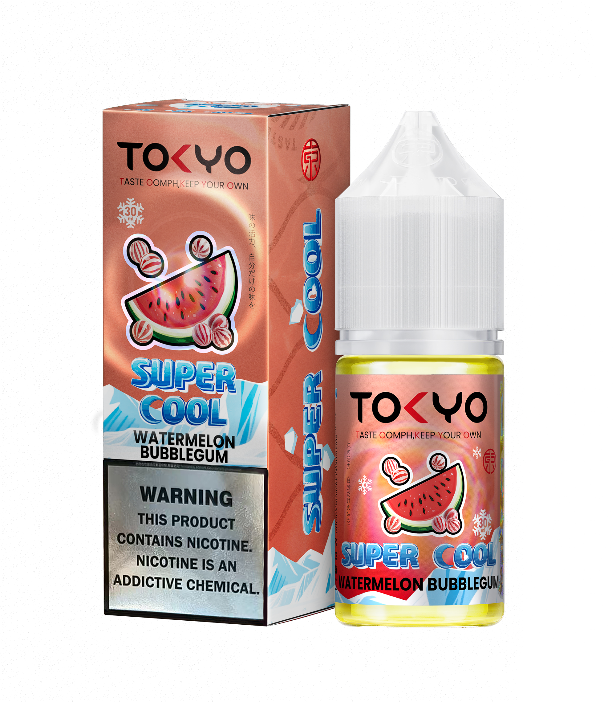 WATERMELON BUBBLEGUM ICE 30ML - TOKYO SUPER COOL
