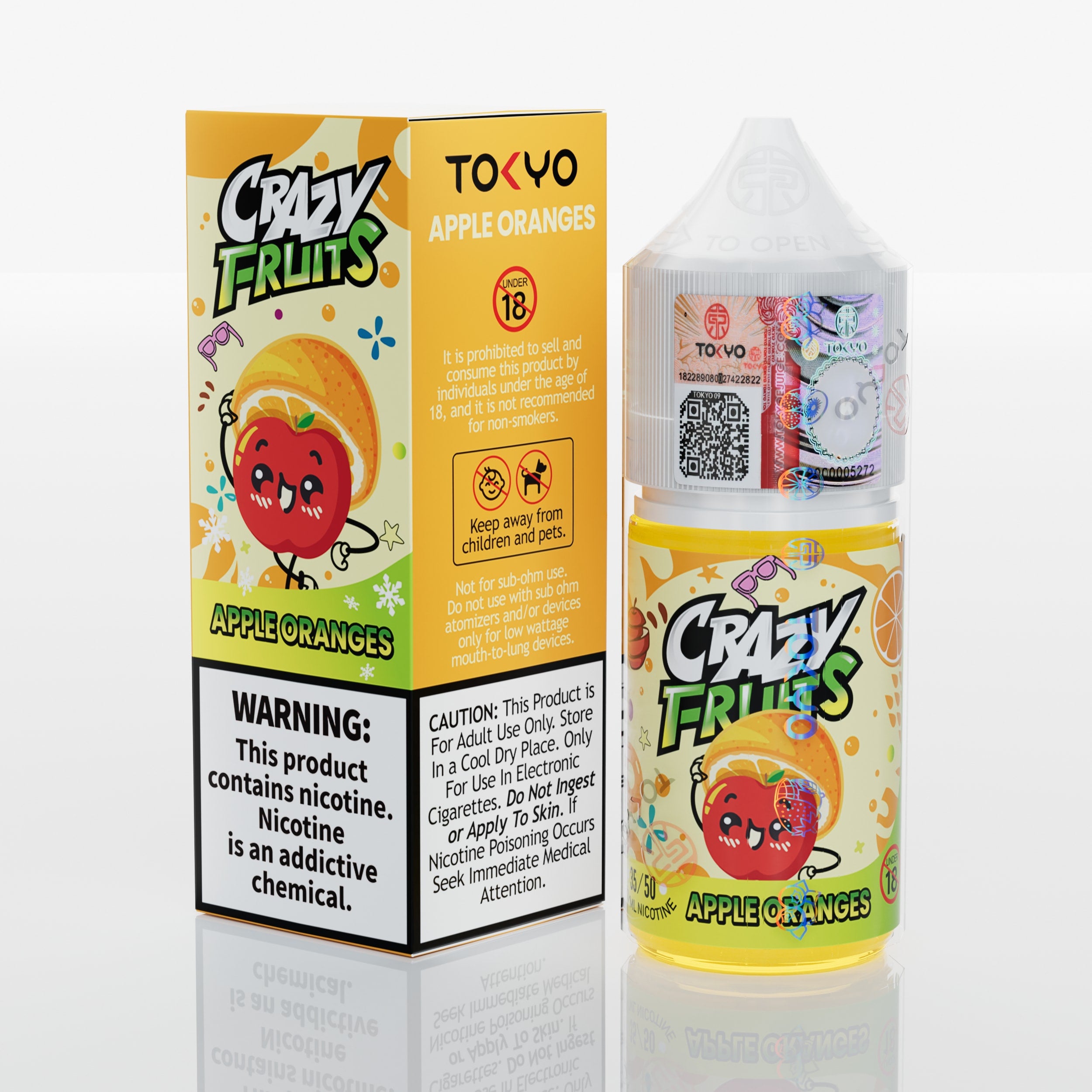APPLE ORANGE 30ML - TOKYO CRAZY FRUITS