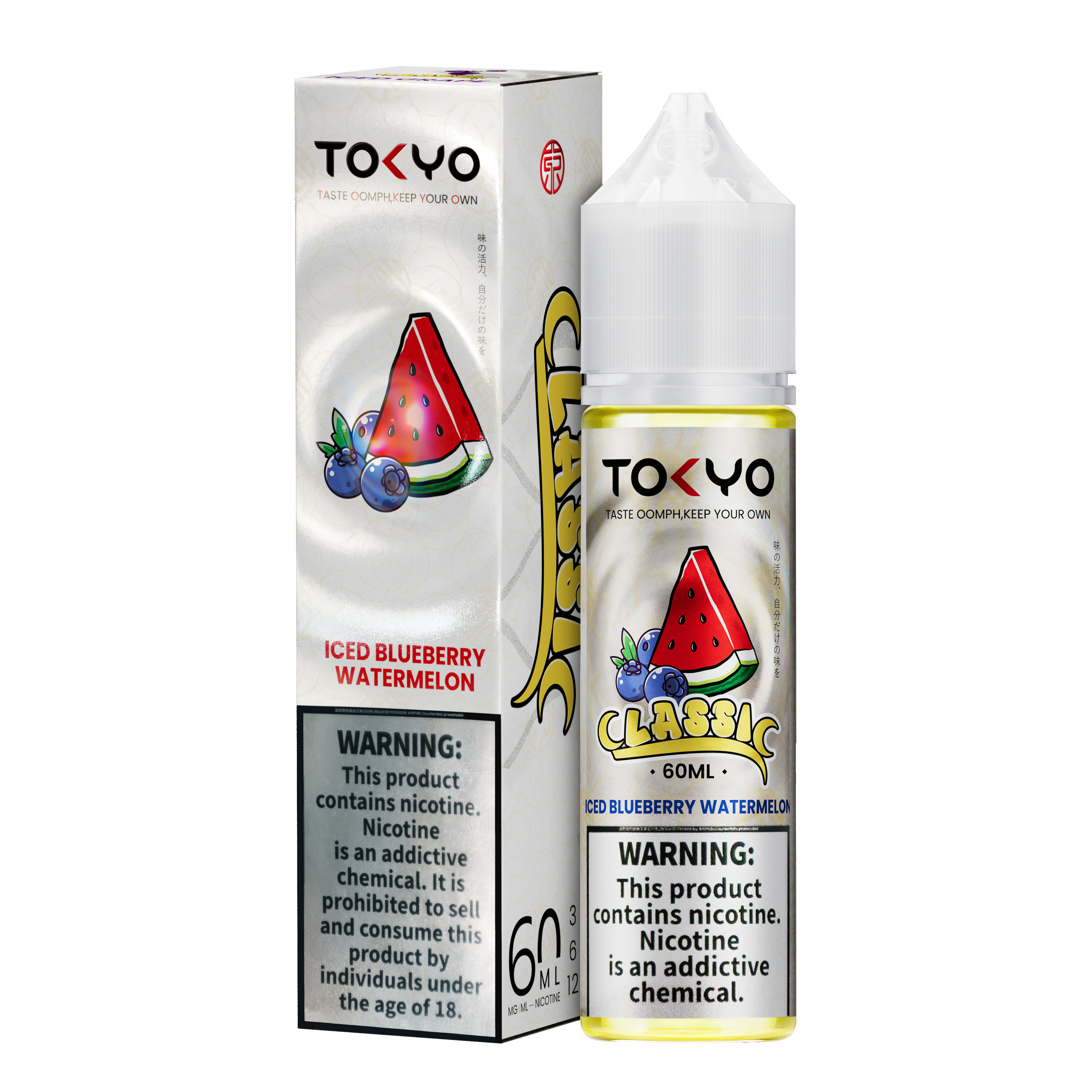 BLUEBERRY WATERMELON ICE 60ML - TOKYO CLASSIC SERIES