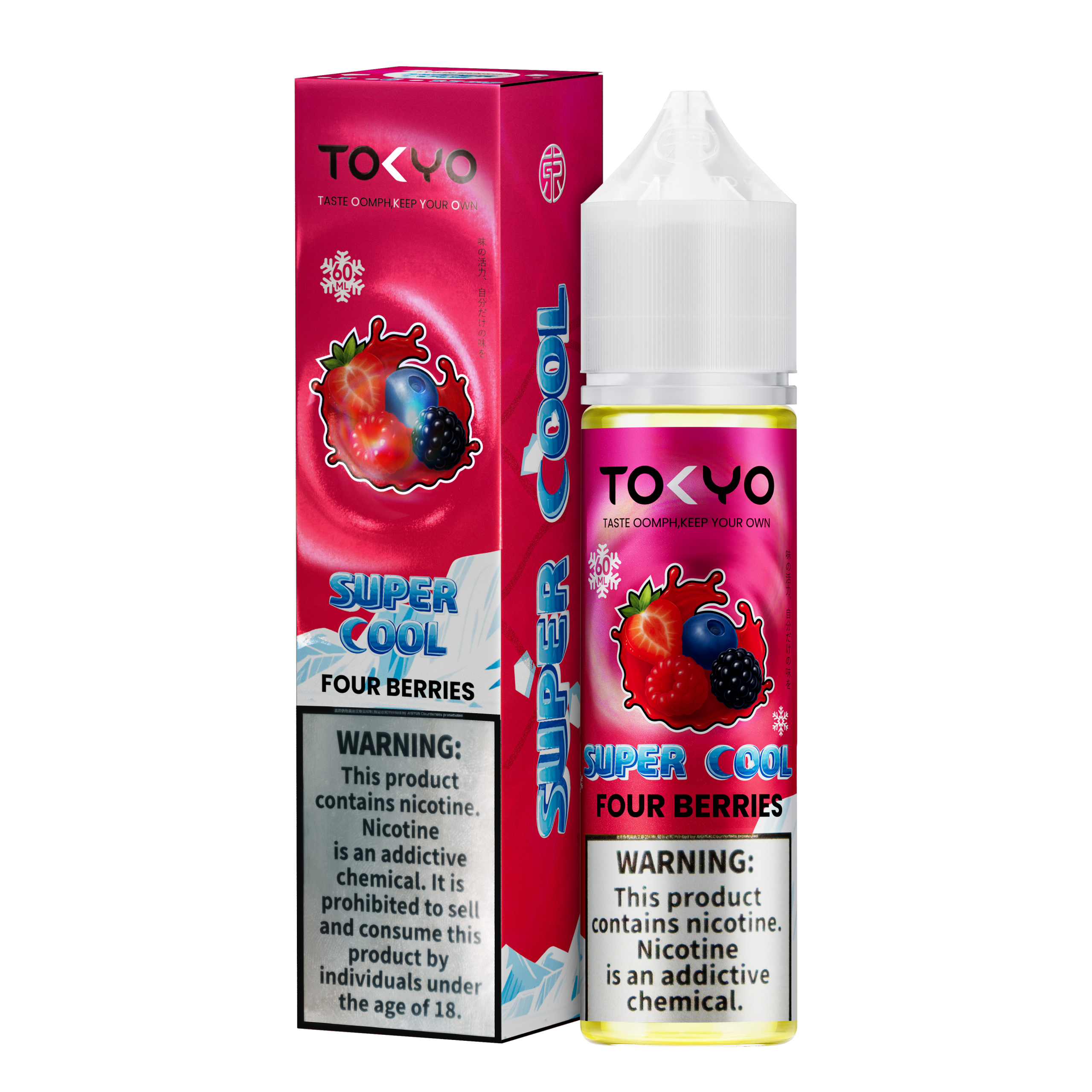 FOUR BERRIES 60ML - TOKYO SUPER COOL