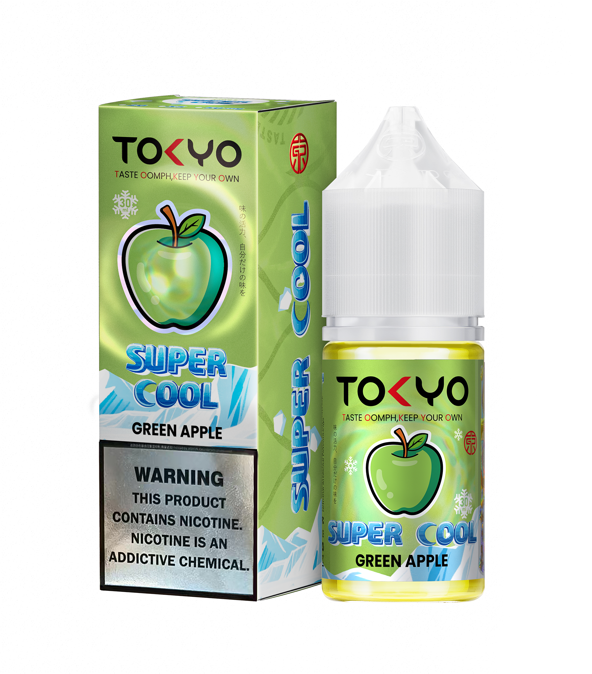 GREEN APPLE ICE 30ML - TOKYO SUPER COOL
