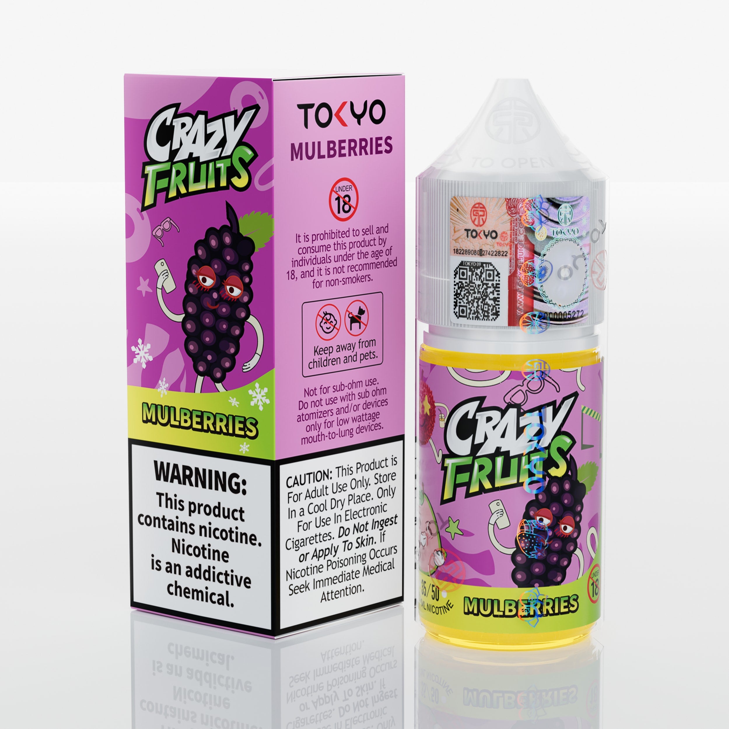 MULBERRIES 30ML - TOKYO CRAZY FRUITS