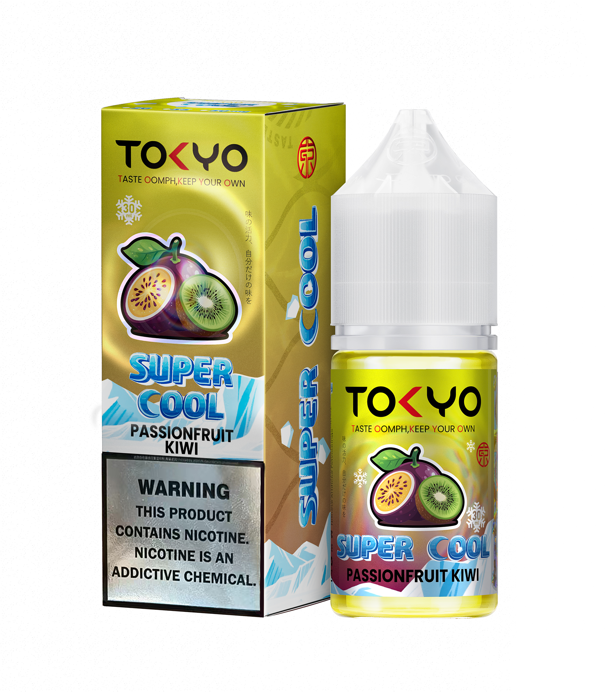 PASSIONFRUIT KIWI ICE 30ML - TOKYO SUPER COOL