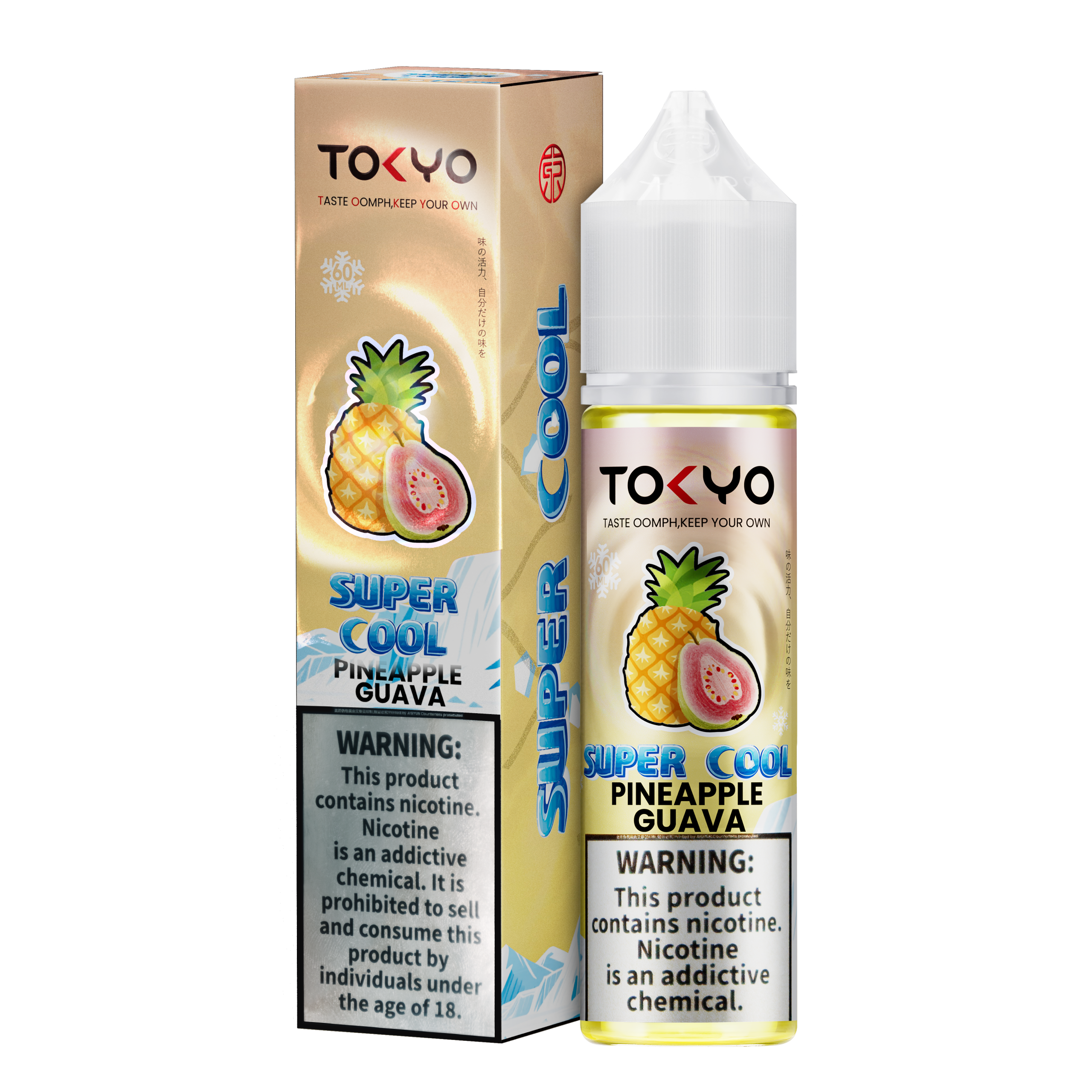 PINEAPPLE GUAVA 60ML - TOKYO SUPER COOL