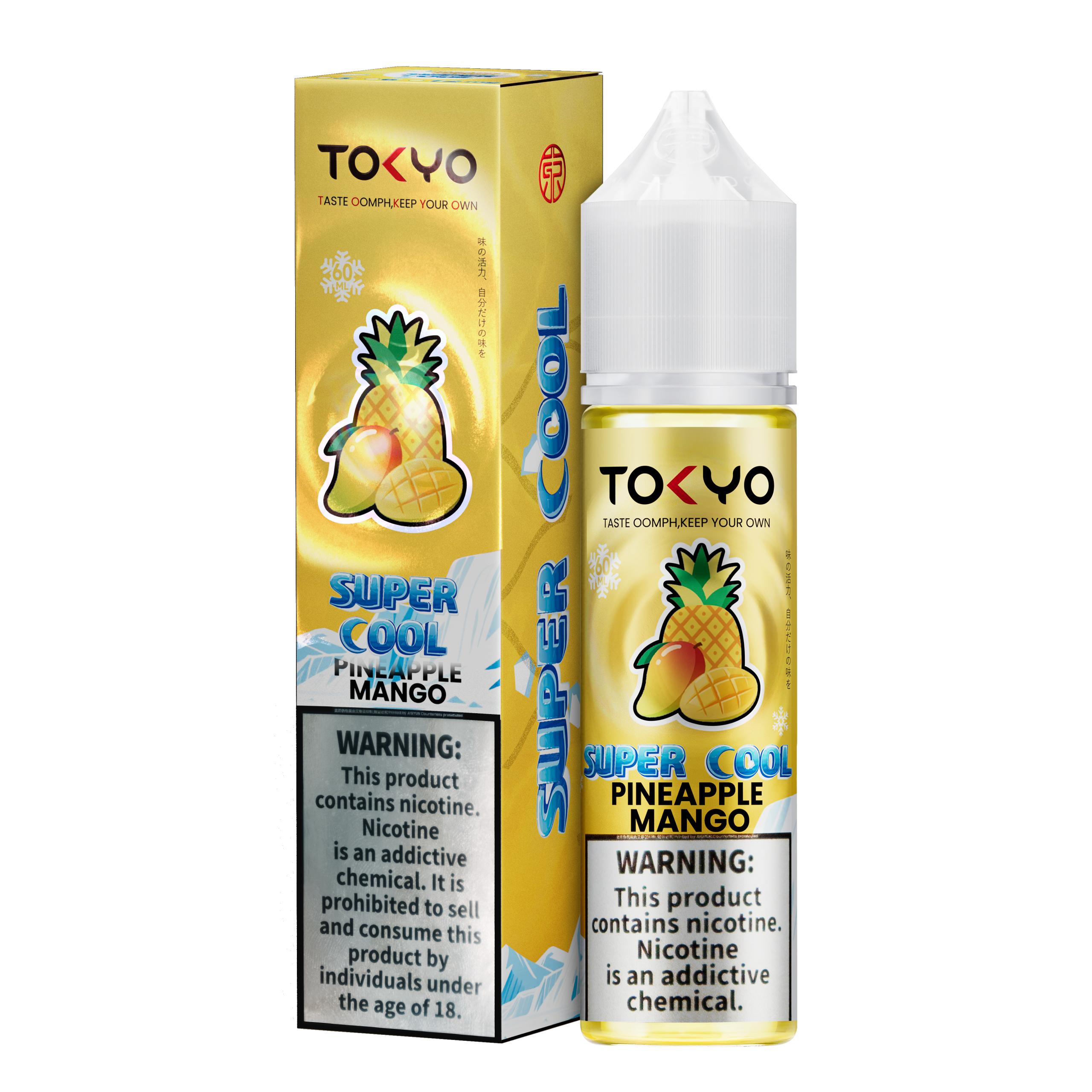 PINEAPPLE MANGO 60ML - TOKYO SUPER COOL FREEBASE