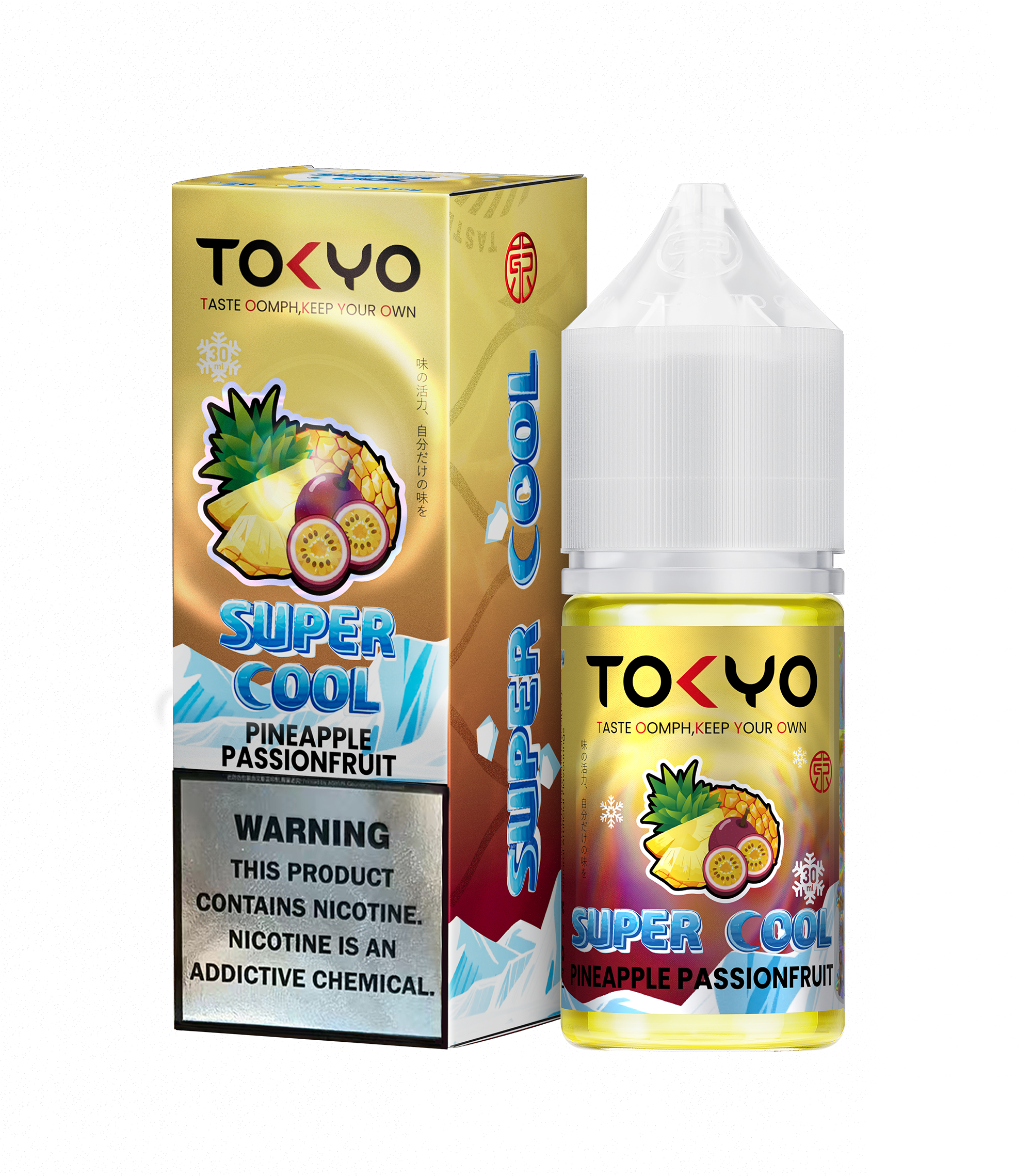 PINEAPPLE PASSIONFRUIT ICE 30ML - TOKYO SUPER COOL