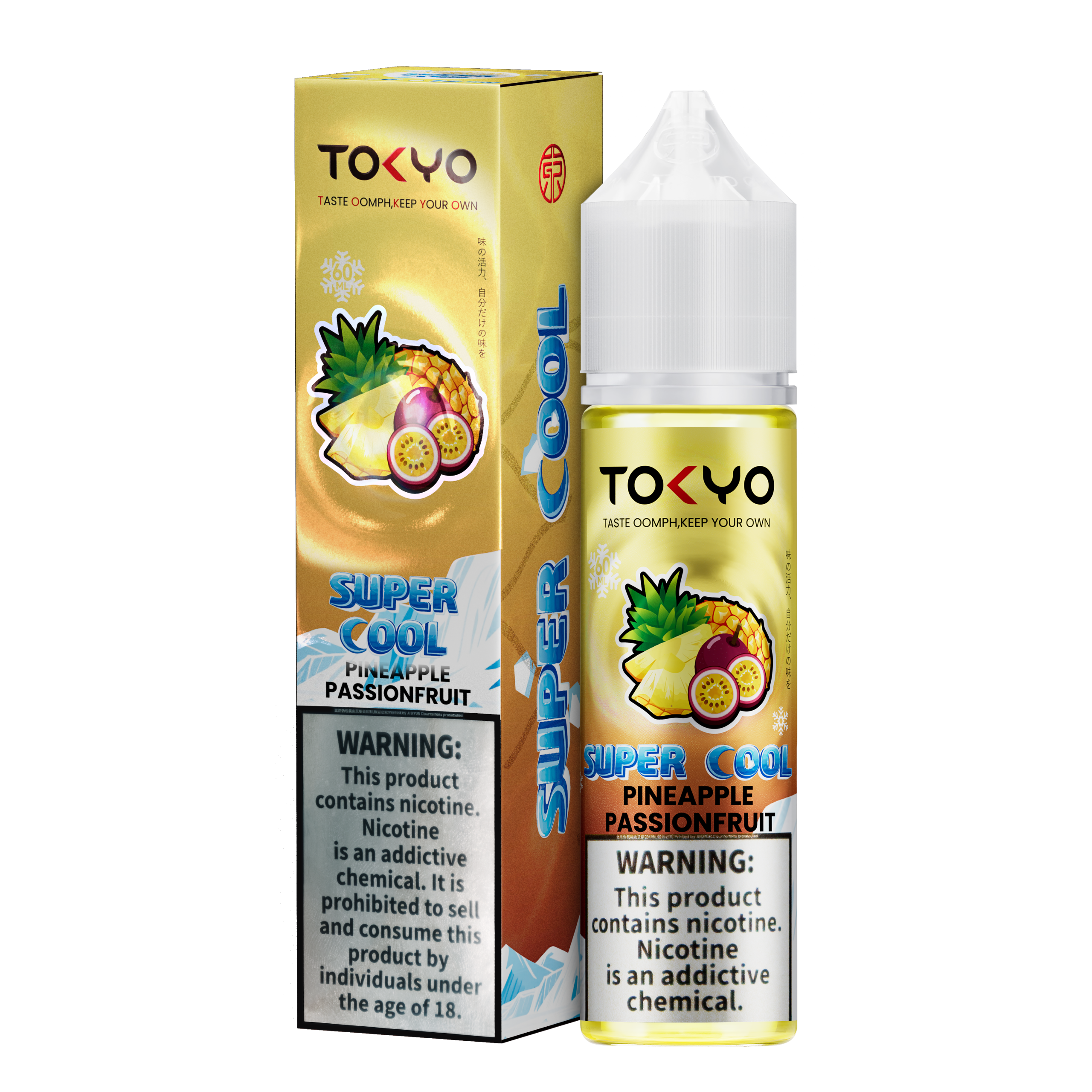 PINEAPPLE PASSION FRUIT 60ML - TOKYO SUPER COOL
