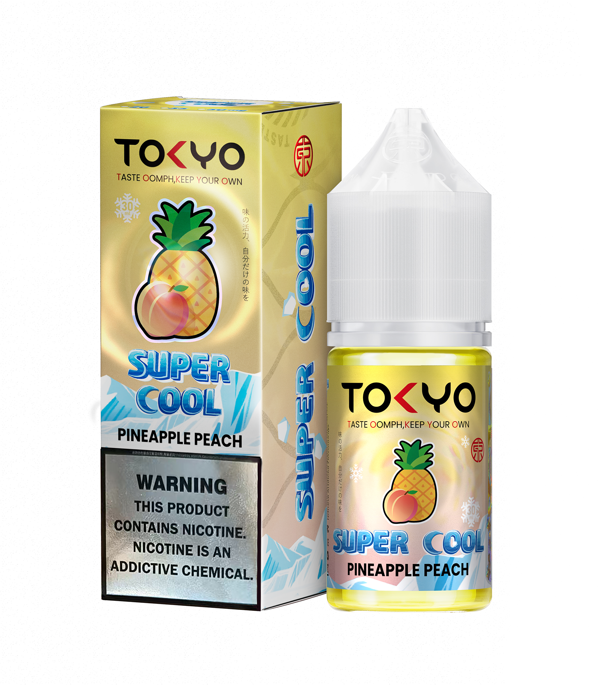 PINEAPPLE PEACH ICE 30ML- TOKYO SUPER COOL