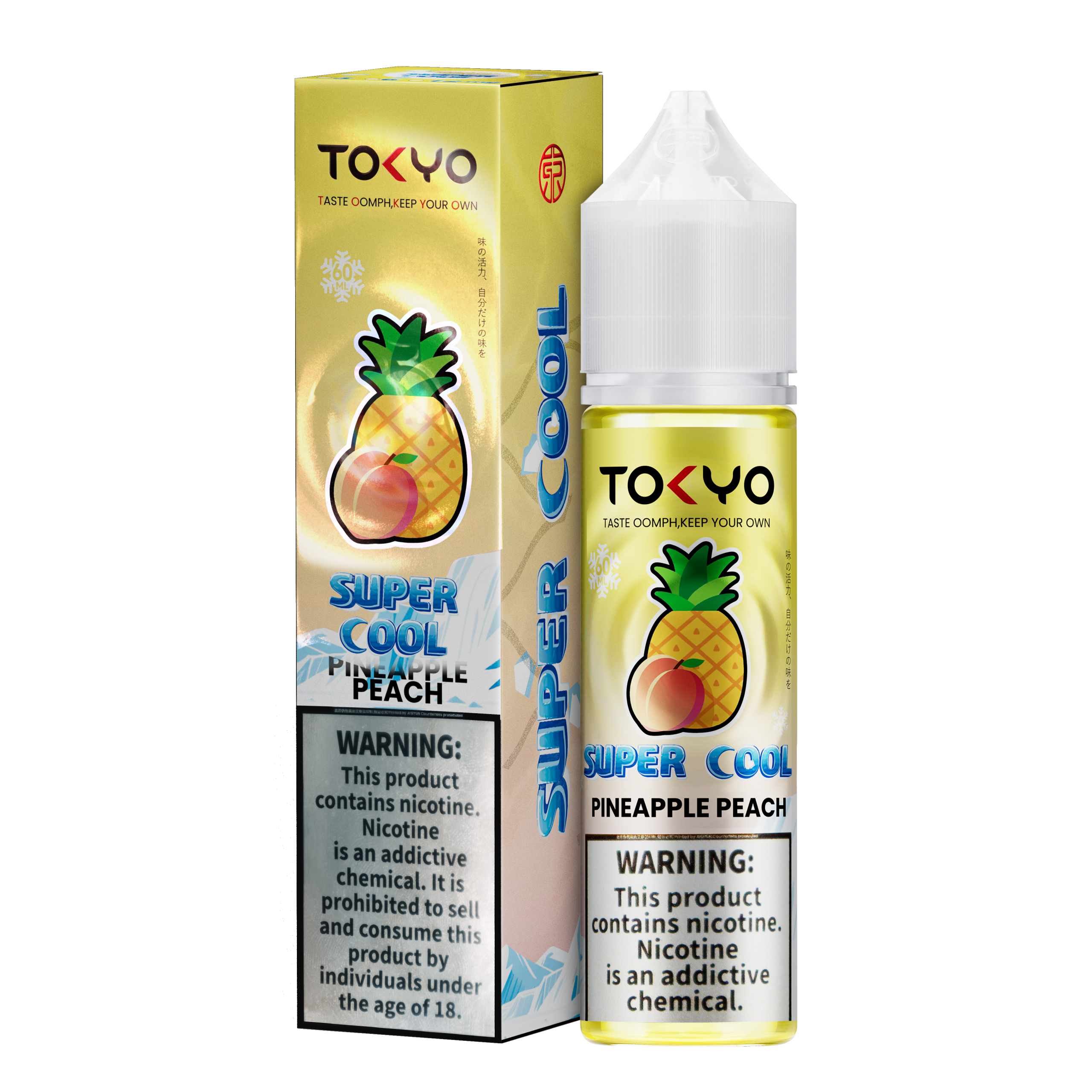 PINEAPPLE PEACH 60ML - TOKYO SUPER COOL