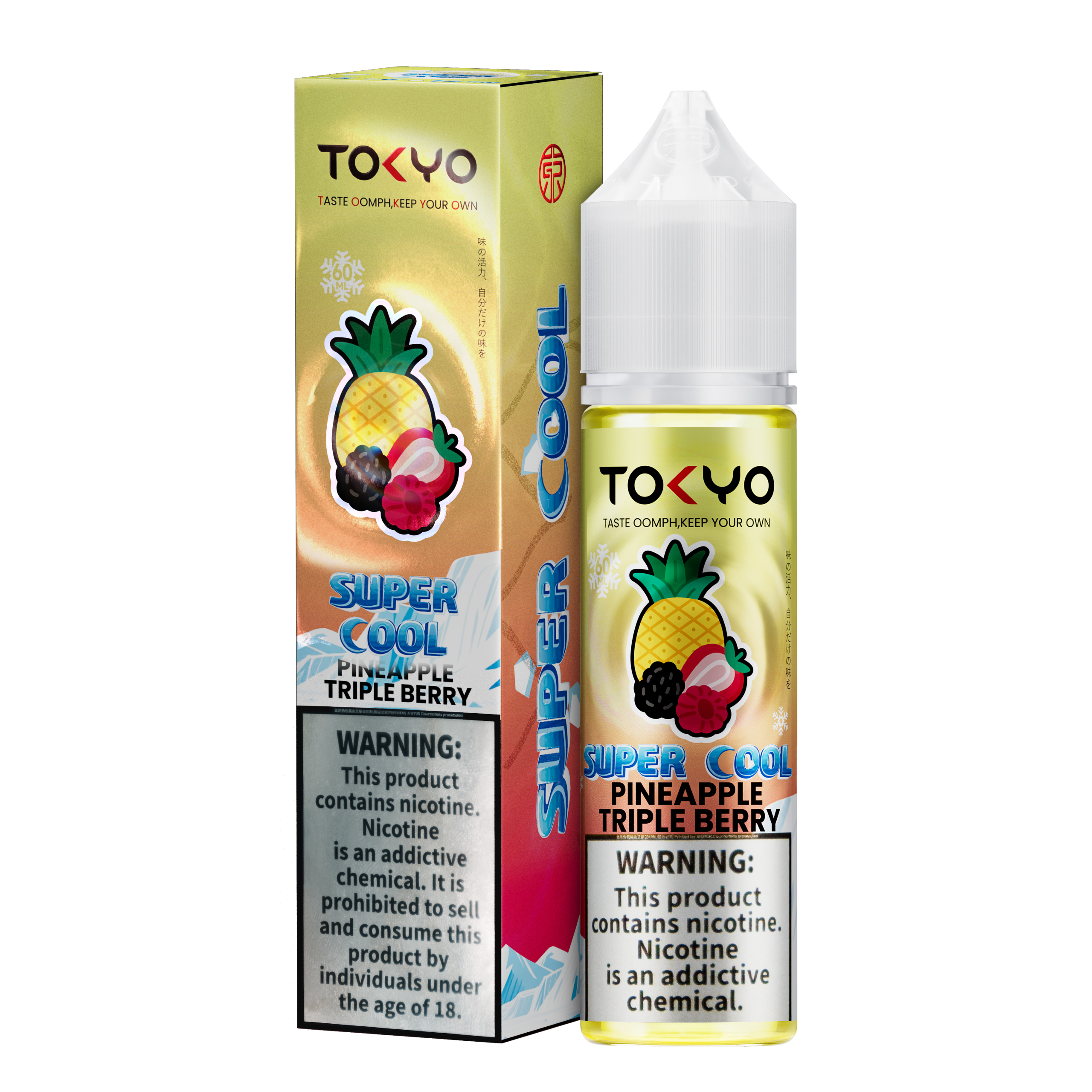 PINEAPPLE TRIPLE BERRY 60ML - TOKYO SUPER COOL