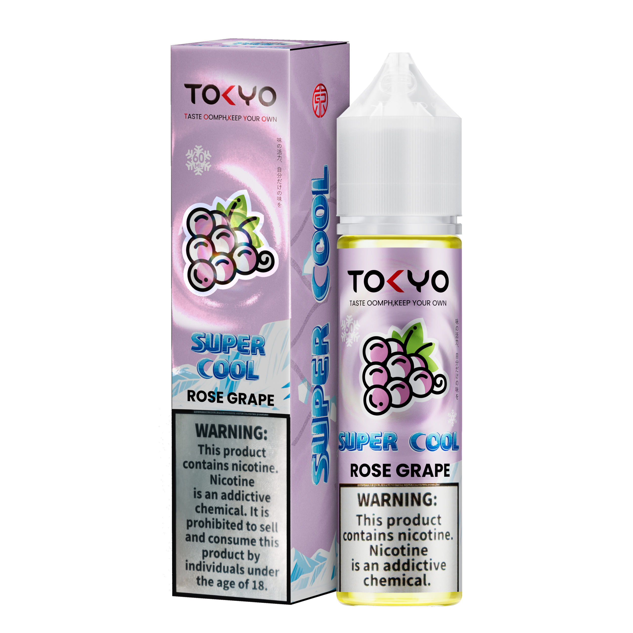ROSE GRAPE 60ML - TOKYO SUPER COOL