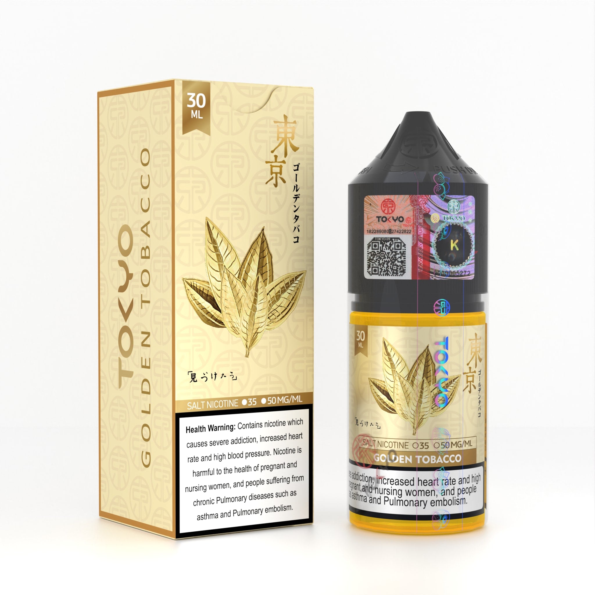 GOLDEN TOBACCO 30ML - TOKYO TOBACCO SERIES