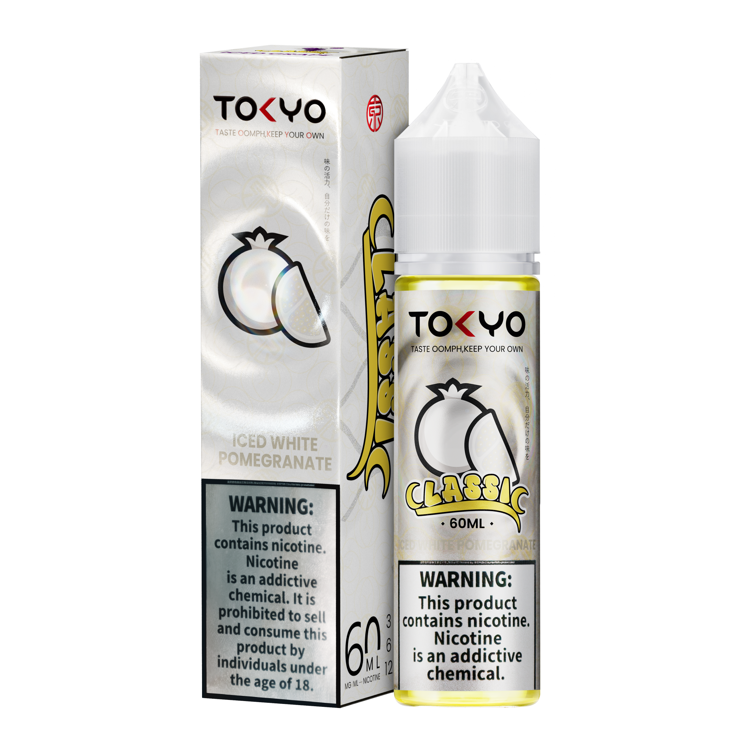 WHITE POMEGRANATE ICE 60ML - TOKYO CLASSIC SERIES