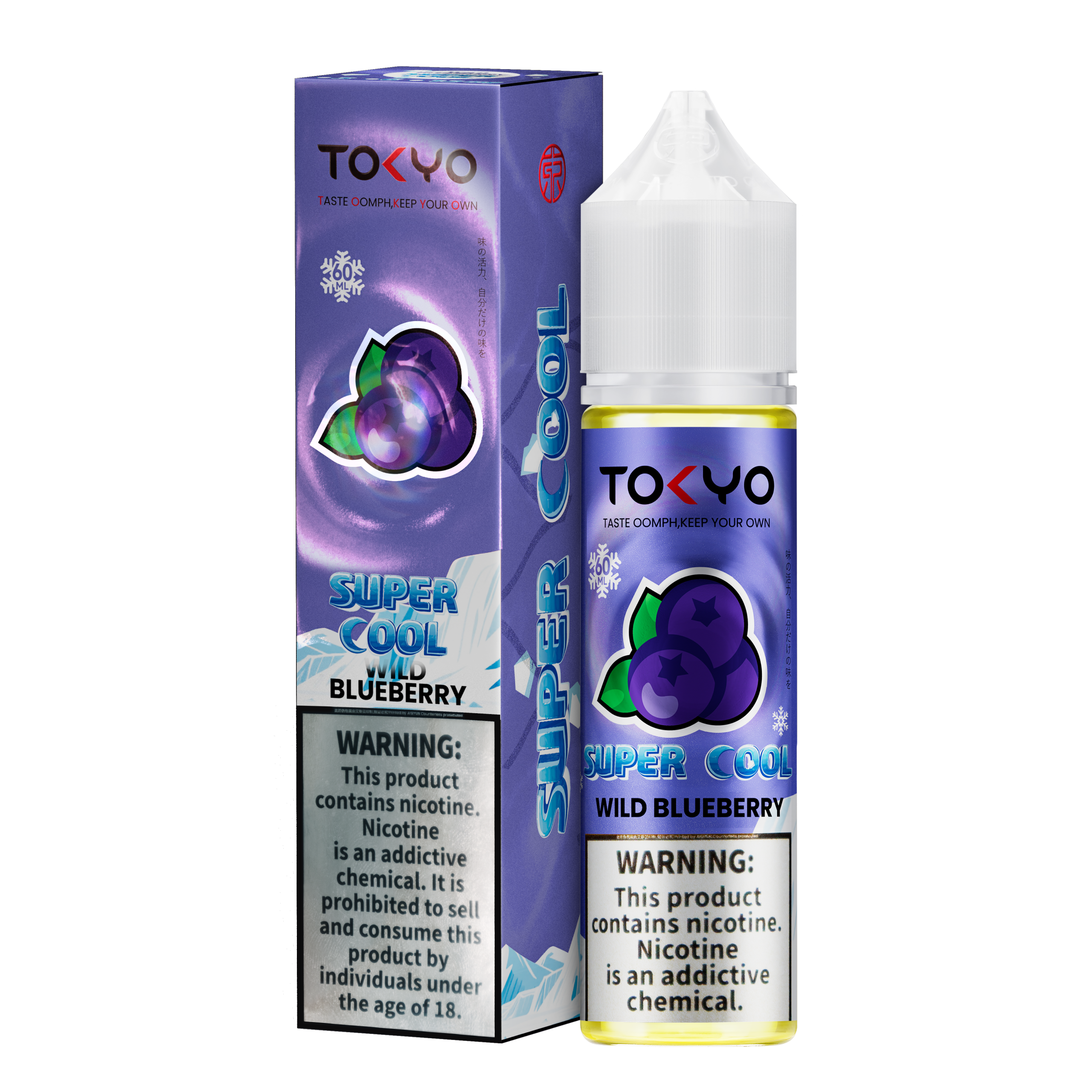 WILD BLUEBERRY 60ML - TOKYO SUPER COOL